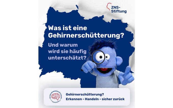 Tag der Gehirnerschütterung 2026 (Bild: ZNS-Stiftung. Hilfe für Menschen mit Schädelhirntrauma)