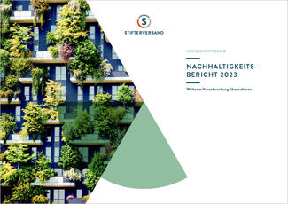 Nachhaltigkeitsbericht des Stifterverbandes (Cover)