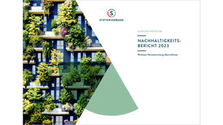 Nachhaltigkeitsbericht des Stifterverbandes (Cover)