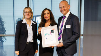 Verleihung des Meritum Förderpreises 2025 an die Stiftung "Deutschland im Plus" (Foto: Cornelis Gollhardt)