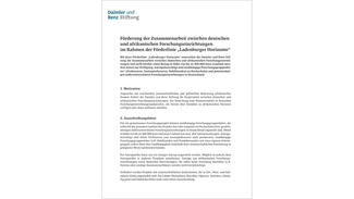 Ausschreibung